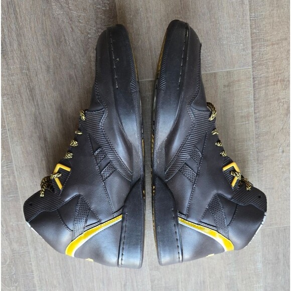 Reebok mens High-Tops Yellow Black sneakers Size 13 Basketball - Picture 9 of 12
